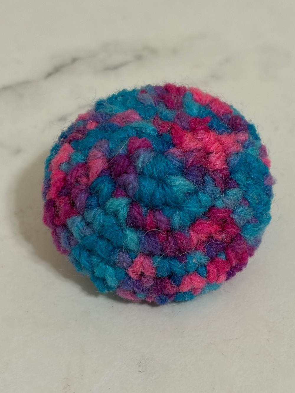 Tye-dye Crochet Popping Mushroom - Picture 3 of 3